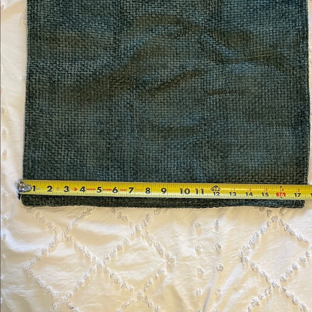 MIULEE Dark Green Throw Pillow Covers set of three nwt